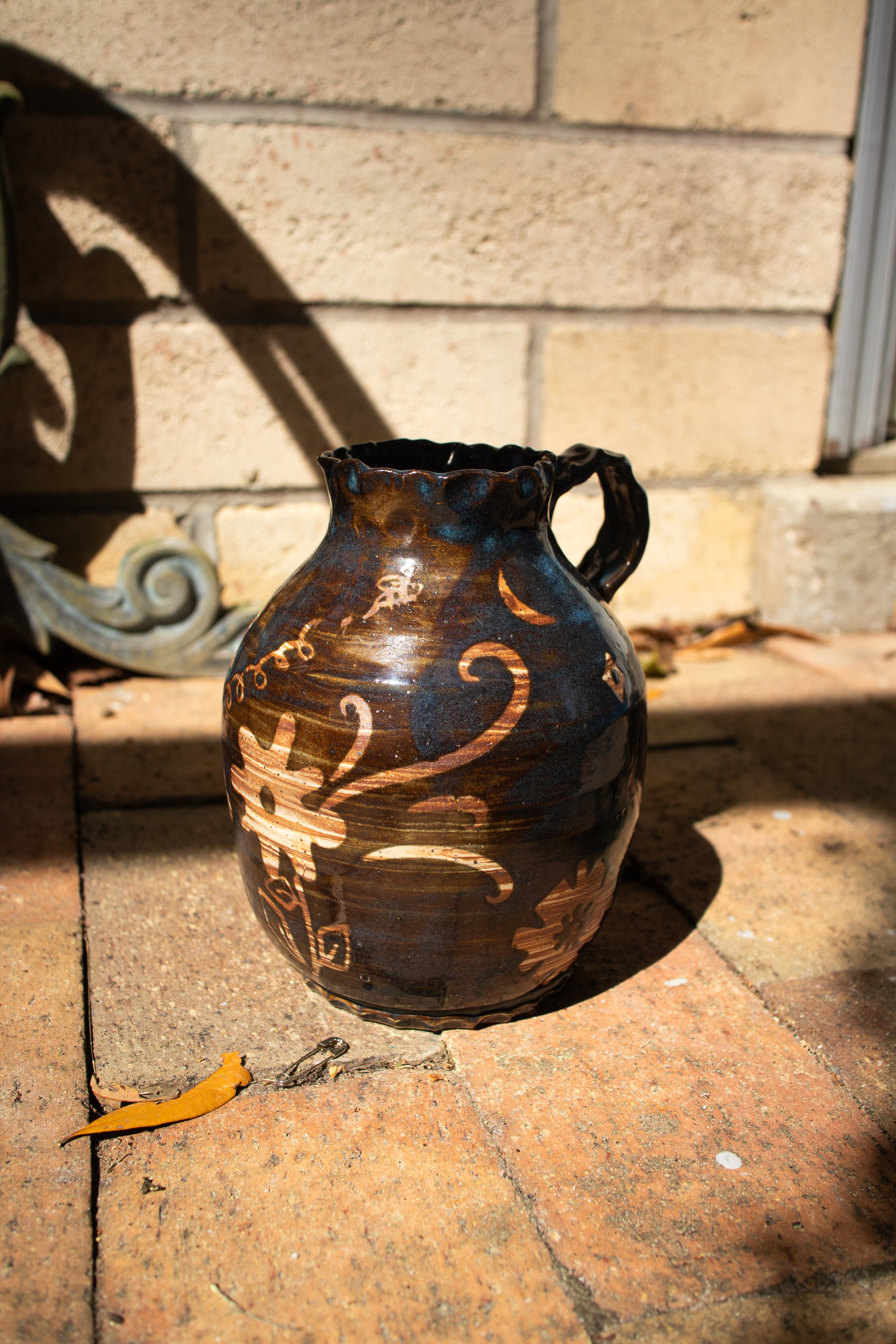 Navy Nightcrawler Jug/Vase